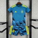 ESPAÑA PORTERO INFANTIL COPA DO MUNDO 2026 CONJUNTO INFANTIL