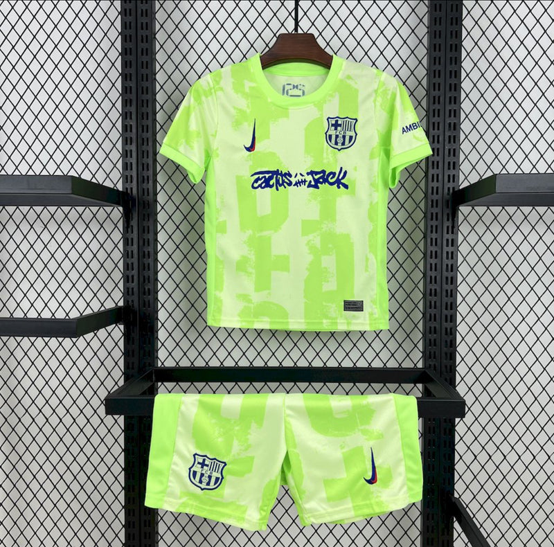 BARCELONA III TRAVIS SCOTT 24/25 CONJUNTO INFANTIL