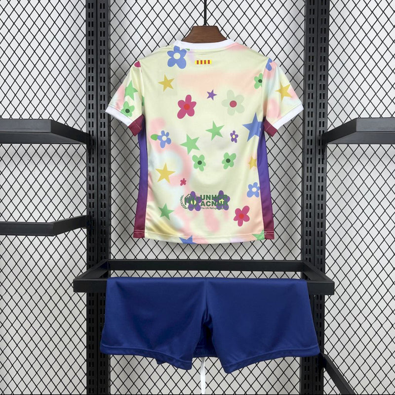 BARCELONA EDICION SPECIAL FLOWER 25/26 CONJUNTO INFANTIL