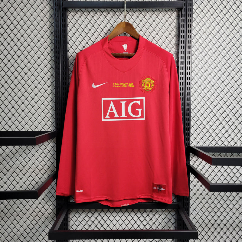 (MANCHESTER UNITED I 07/08 HOMBRE (RETRO) MANGA LARGA