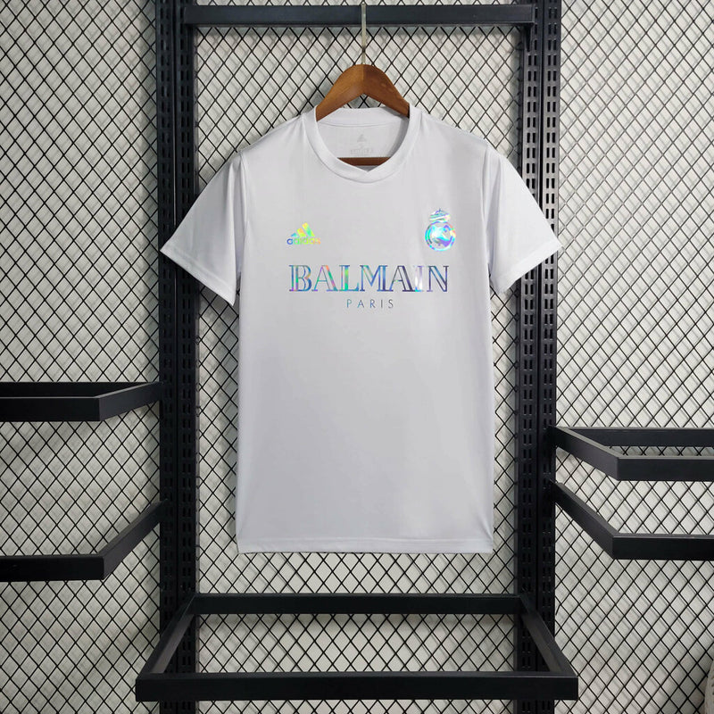 (REAL MADRID EDICIÓN LIMITADA BALMAIN BLANCO 24/25 HOMBRE